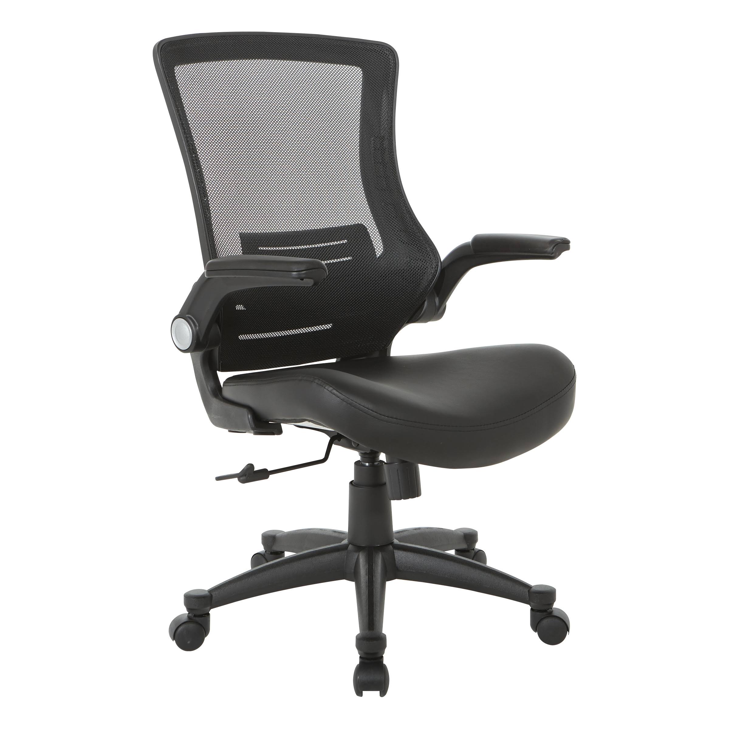 Work Smart Screen Back Manager&s Chair, Black