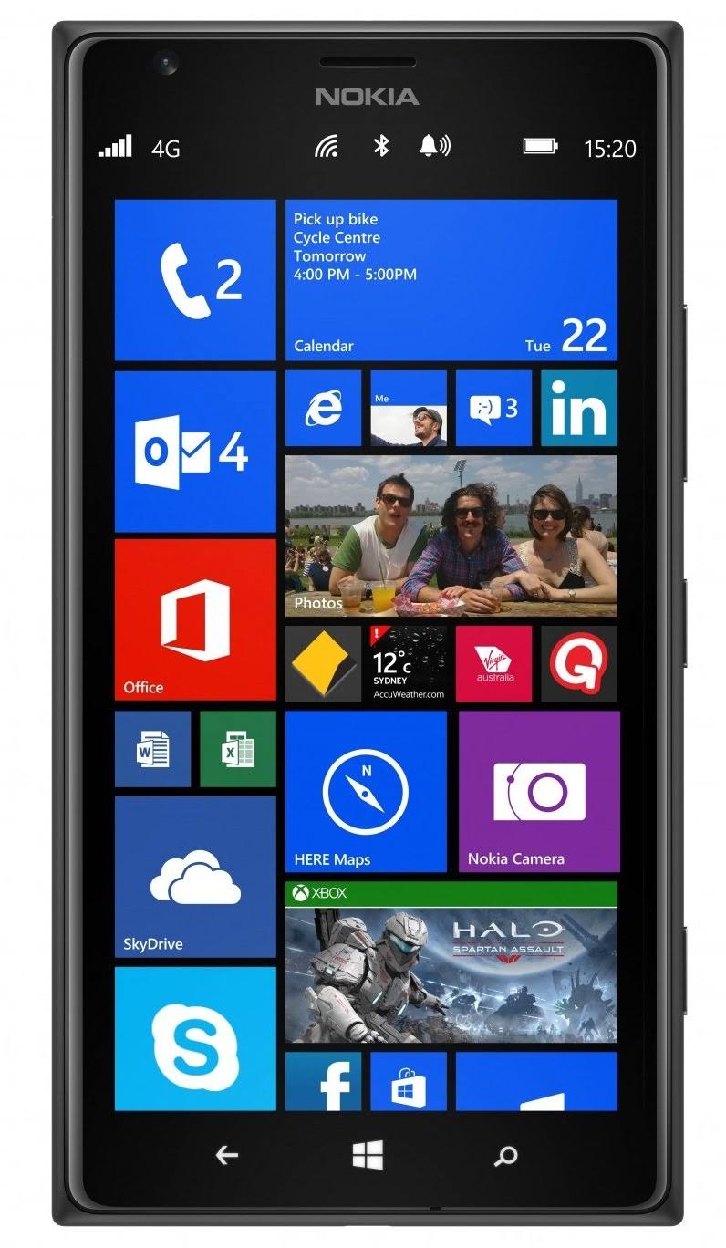 Nokia Lumia 1520 - 32 GB - Matte Black - Unlocked - GSM