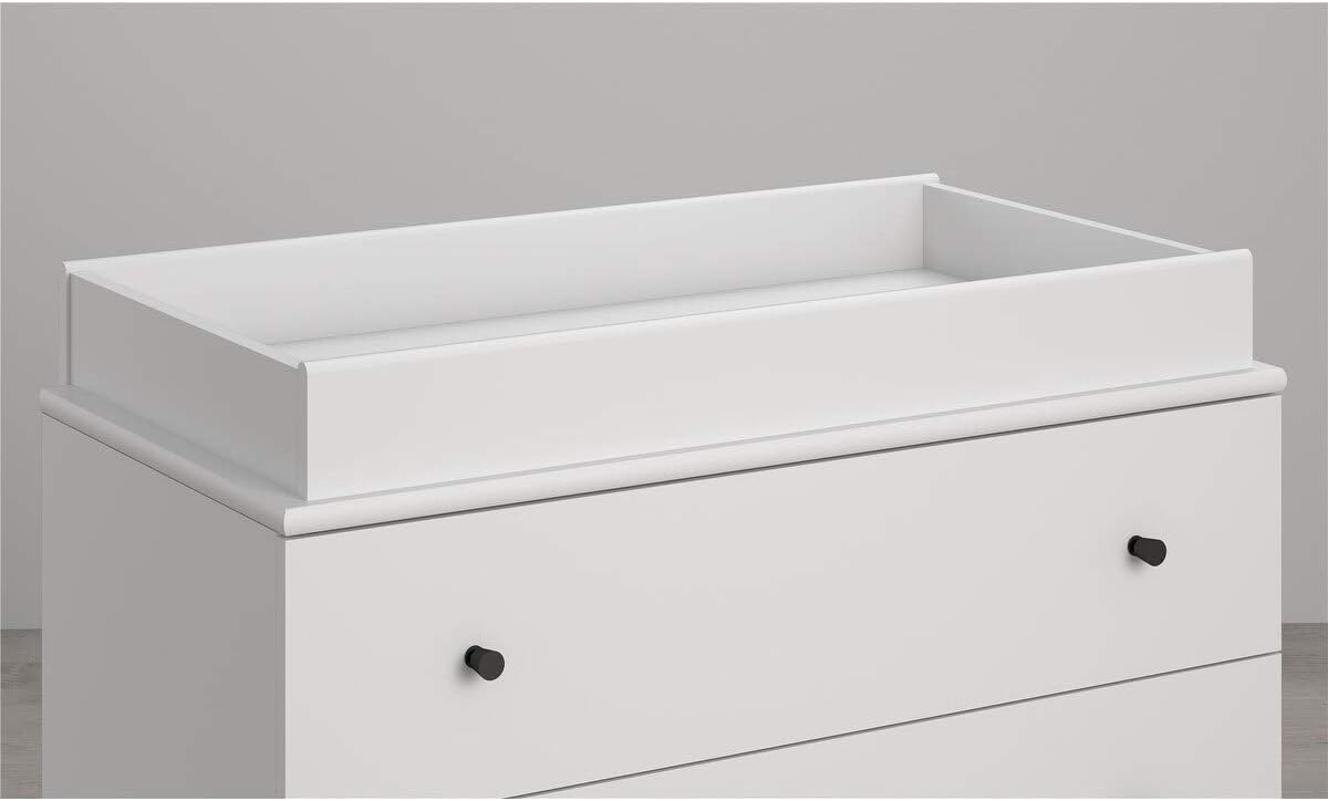 Changing Table Topper White Modern Contemporary MDF Pack of 2