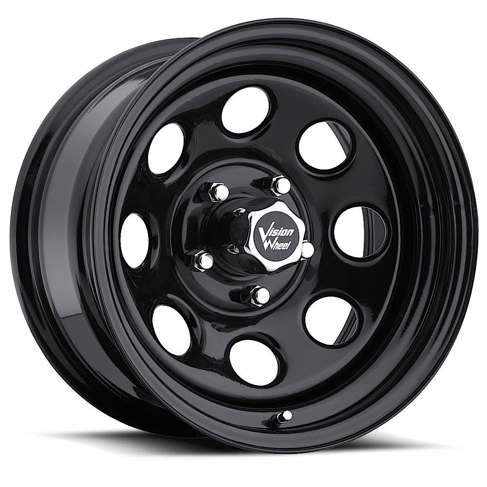 Vision Soft 8 85 Wheel 15x7 5x127 Black -6mm Offset