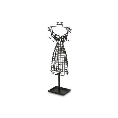 Aon Metal Wire Dress Form Table D&eacute;cor House of Hampton Finish: Black