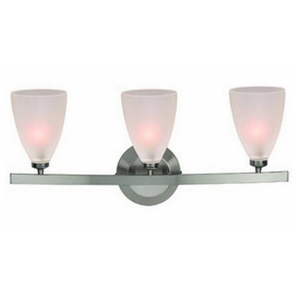 Access Lighting 63813-19-MC/FST Sydney Vanity Light in Matte Chrome / Frosted