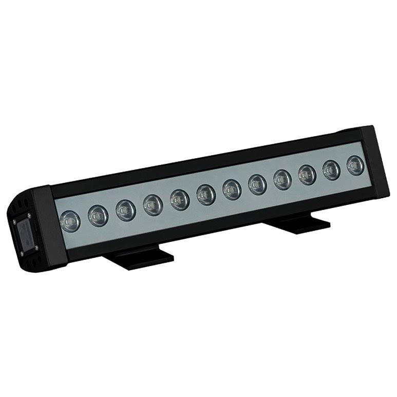 Jesco Lighting-WW2S18NW30BK-17.38 inch 24W 12 LED Linear Wall Washer Black Finish