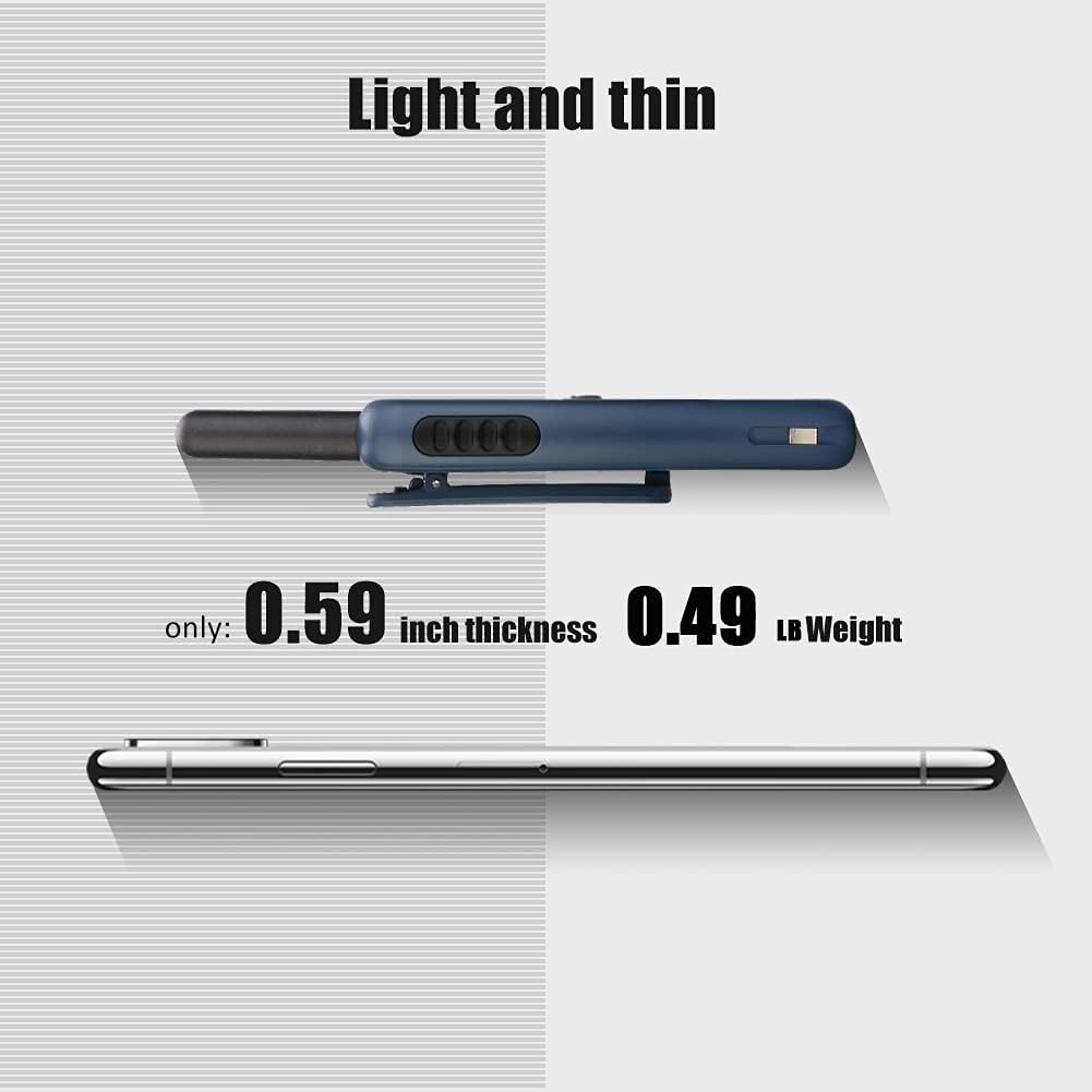 Retevis RB19 Walkie Talkies for Adults, Portable Rechargeable Two Way Radio, FRS 22 Channel, Ultra-Thin, License-Free,1650mAh Battery (6 Pack),with 6 Way Multi Charger