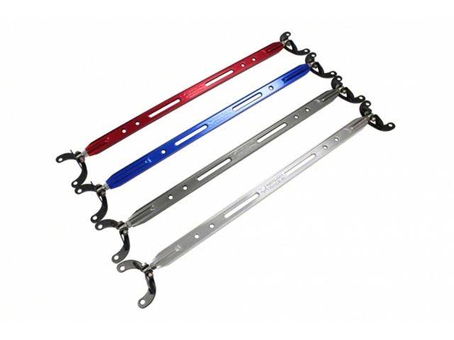 Megan Racing Blue Strut Bar - Front Up - Eclipse 95-99