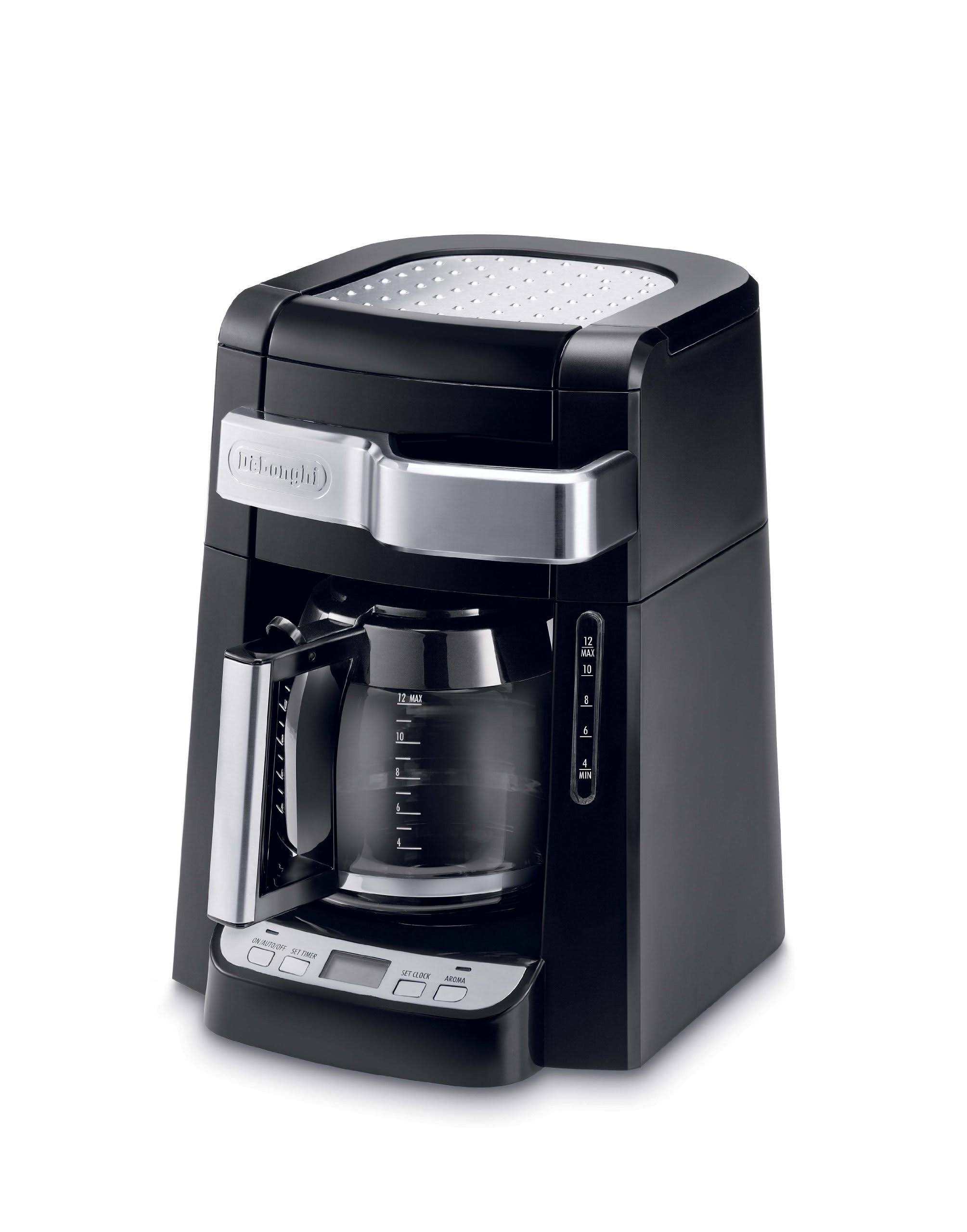 Delonghi DCF2212T - 12-Cup Glass Carafe Drip Coffee Maker - Black