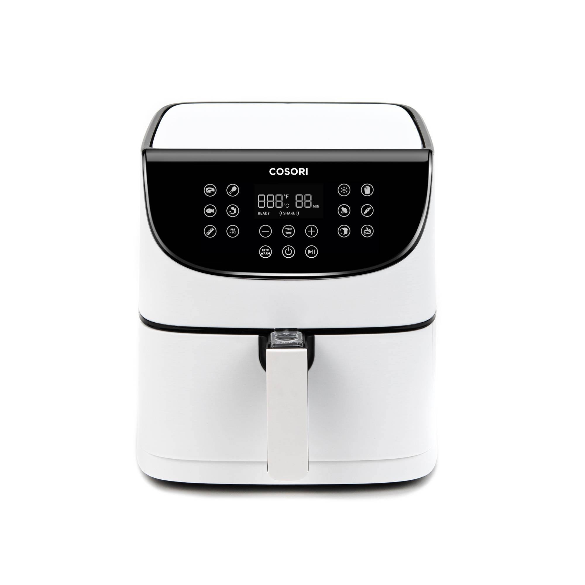 Cosori - 5.8-Quart Premium Air Fryer with Skewer Rack Set - White