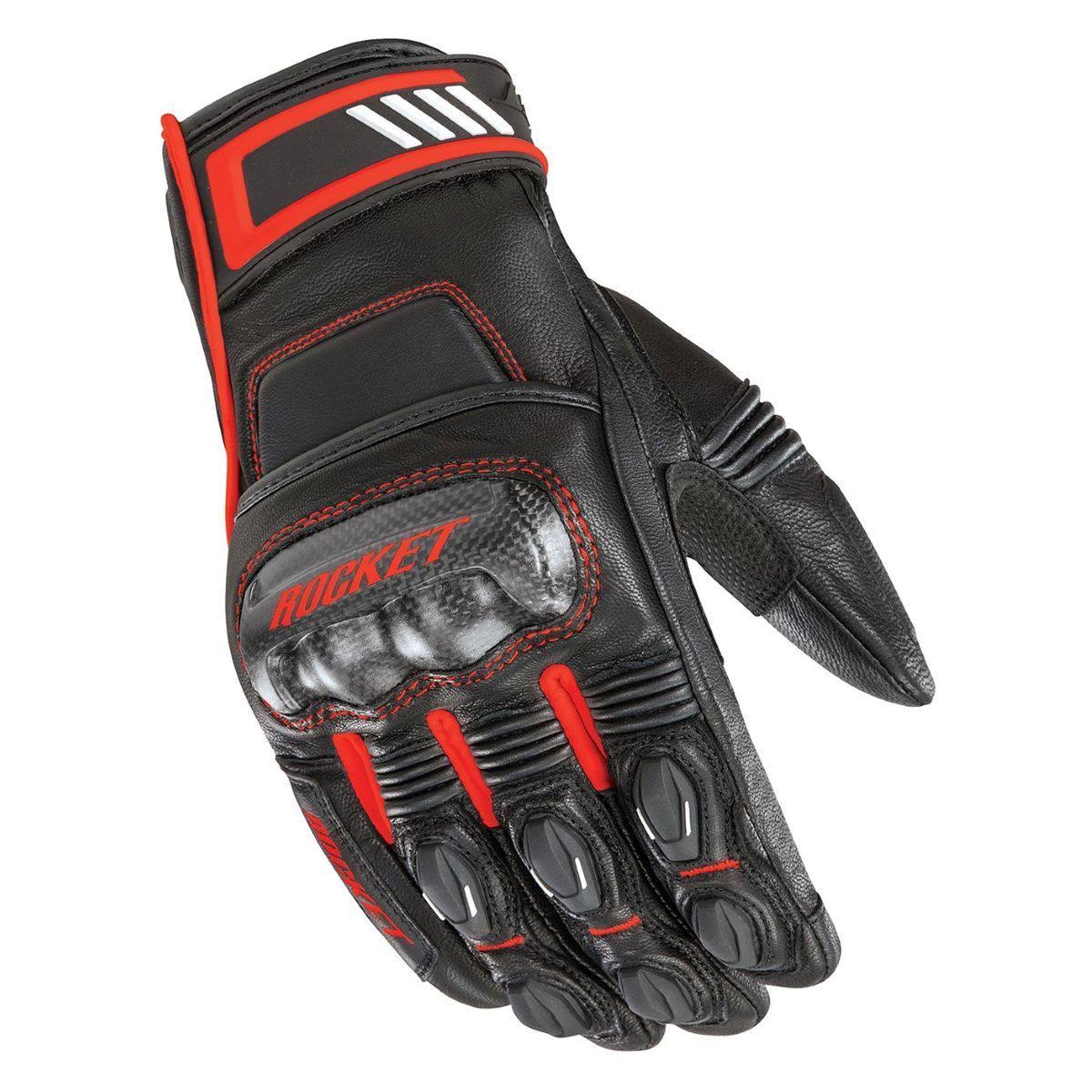 Joe Rocket Highside Gloves Black/Red 2X-Large