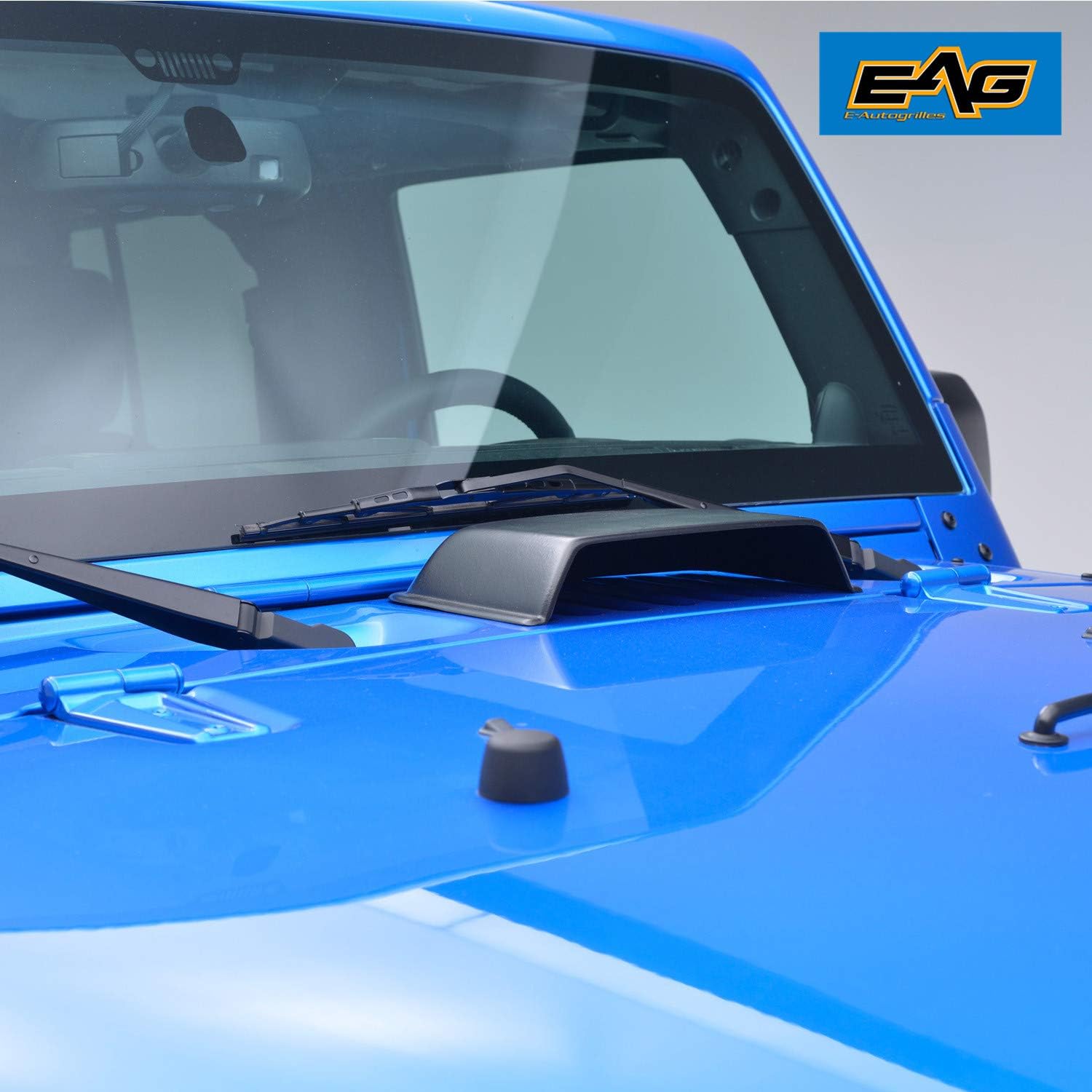 EAG Black Heater Air Vent Hood Scoop for 07-18 Wrangler JK