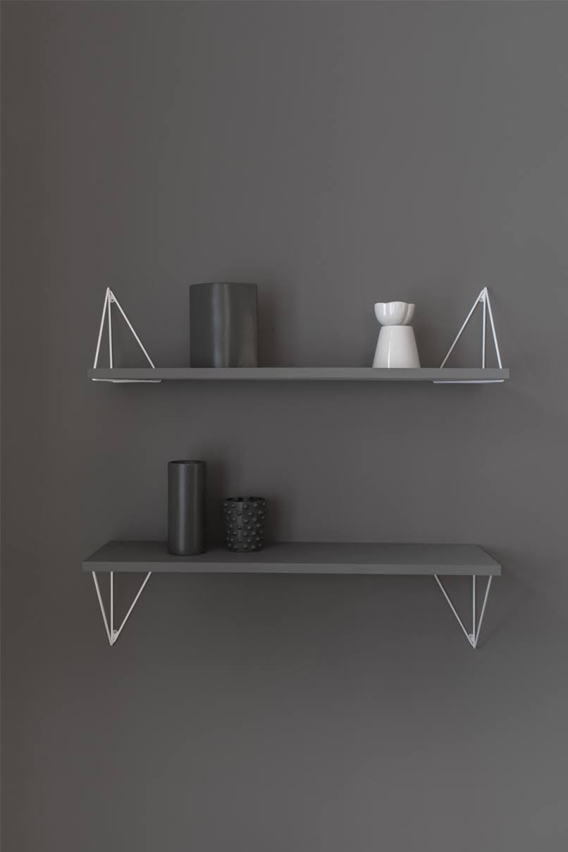 Maze Pythagoras Play Shelf with Brackets, 2 Pcs, Pine - White