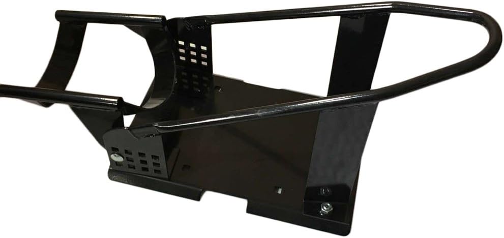 SUNROAD Motorcycle Steel Adjustable Wheel Tire Chock Nest Cradle Scooter Motorbike Bike Stand Lift Mount Trailer Removable Black