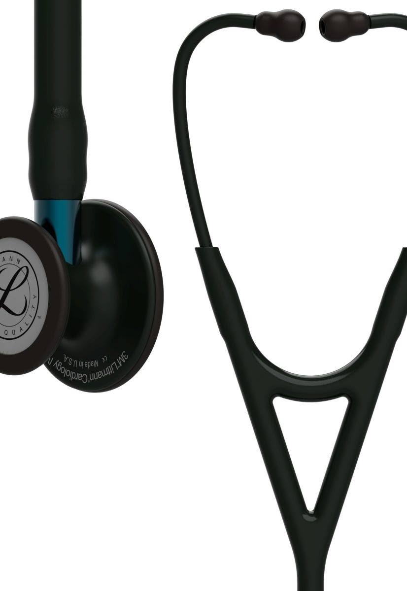 3M Littmann Cardiology IV Stethoscope - Black / Black / Blue