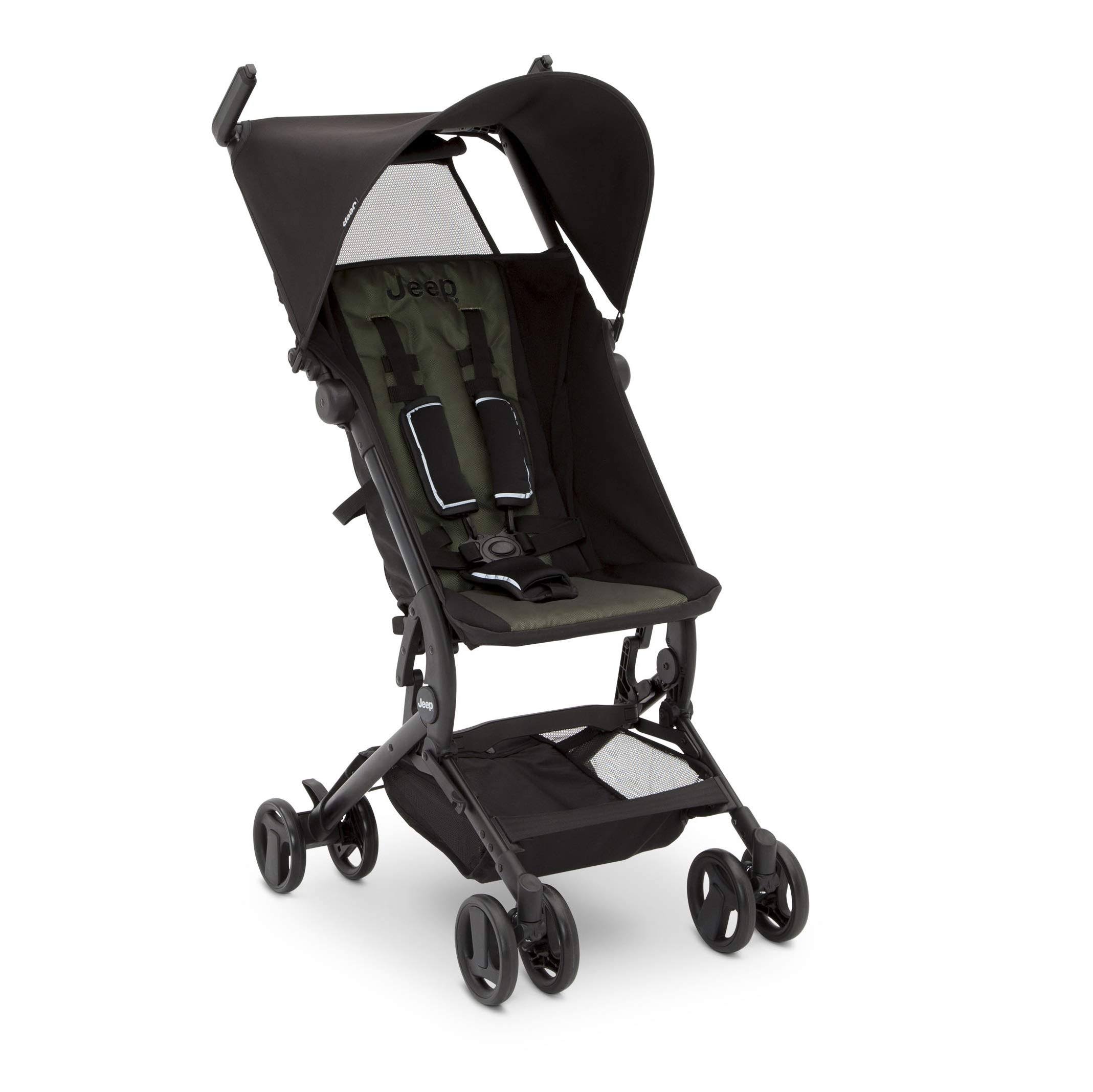 Jeep Clutch Plus Travel Stroller - Black and Green