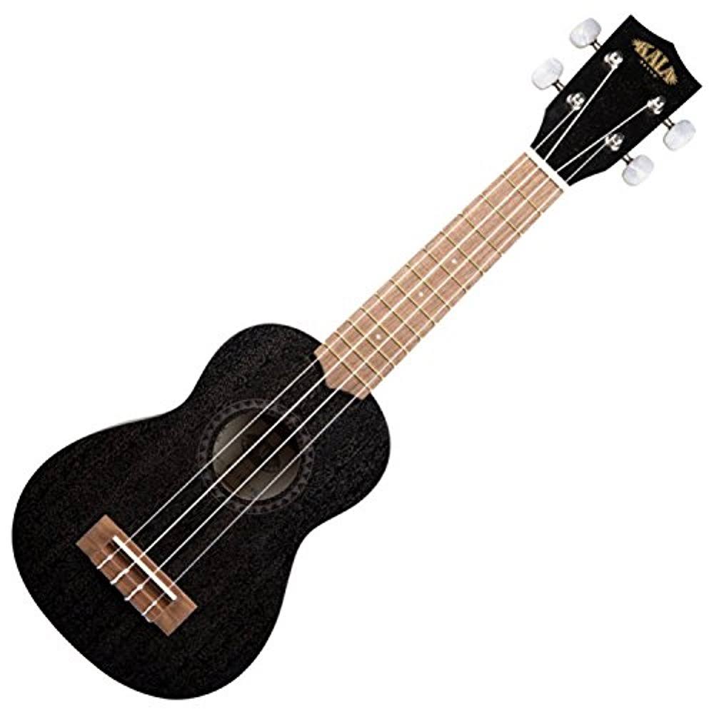 Kala KA-15S Blk Satin Mahogany Soprano Ukulele (Black)