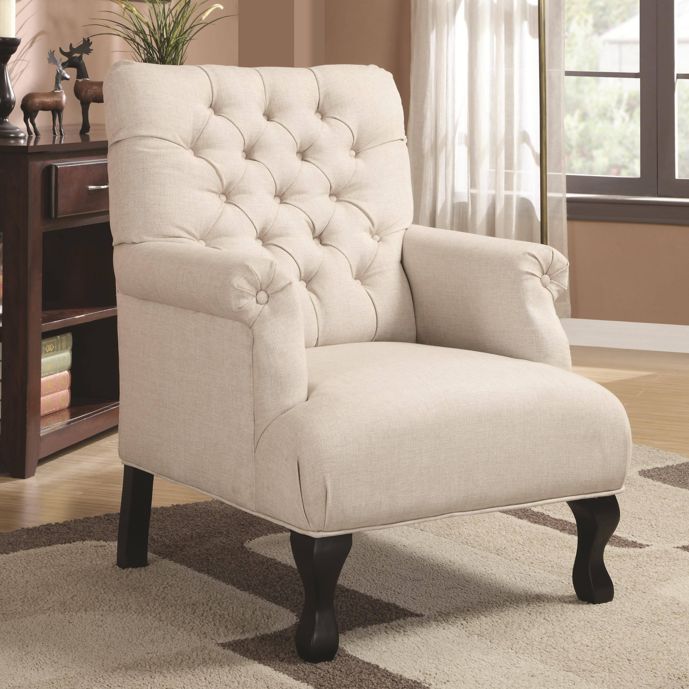 Coaster Casual Accent Chair, Beige