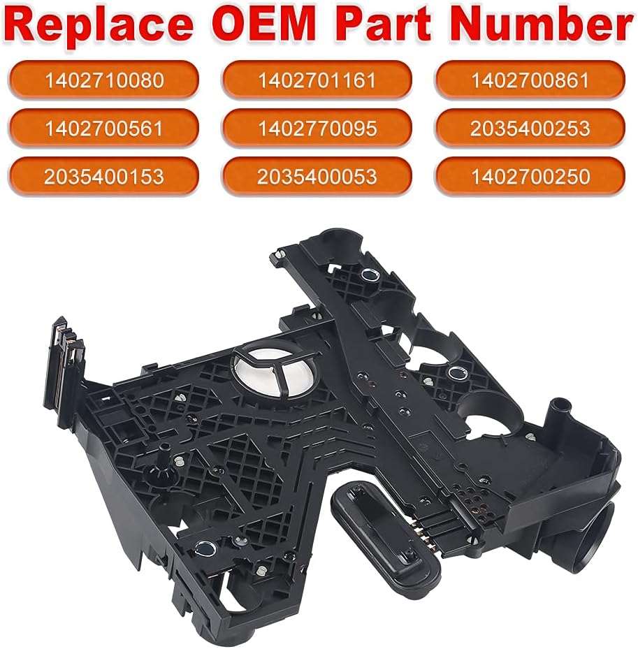 WATERWICH Transmission Conductor Plate + Connector Adapter+ Filter + Gasket Kit Compatible with Mercedes-Benz Replace# 1402710080 1402701161 2035400253