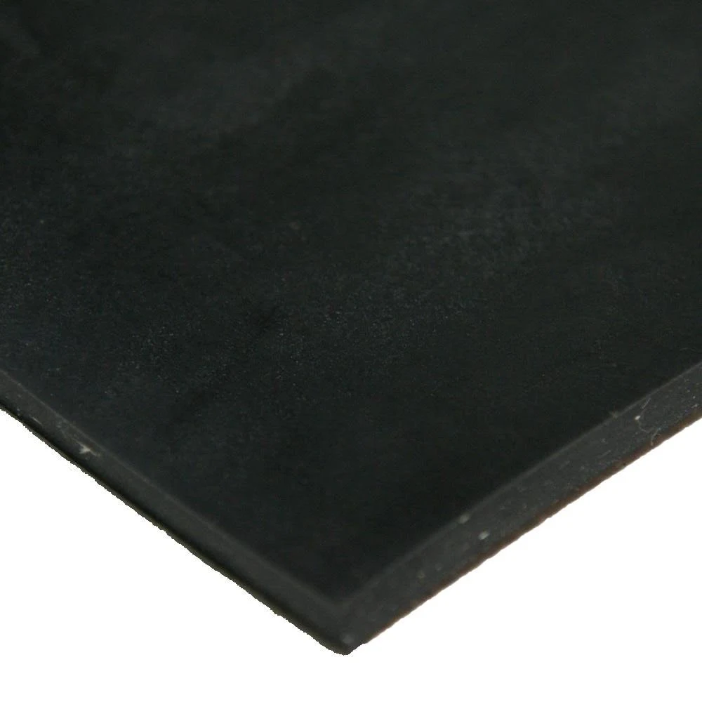 Rubber Cal 20-107 Cloth Inserted SBR 1/8 in. x 36 in. x 216 in. 70A Rubber Sheet - Black