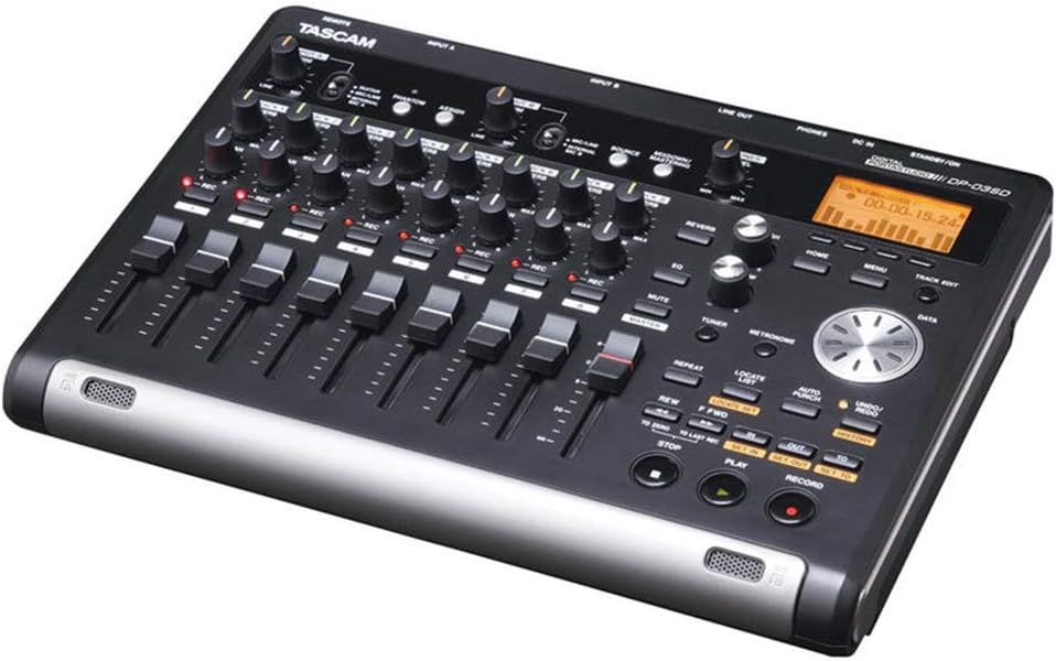 Tascam DP-03SD Digital Portastudio 8-Track Recorder Bundle with 16GB Memory Card