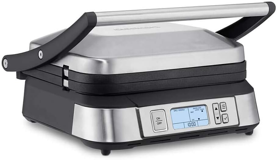 Cuisinart GR-6S Contact Smoke-Less Mode Griddler, 11.5