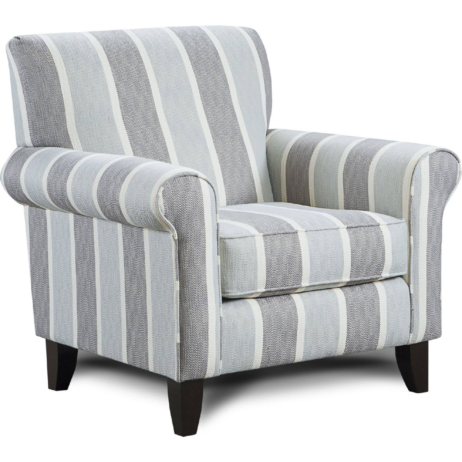 Southern Home Furnishings - Grande Chair in Multi - 502 Lifes A Beach Mist Chair
