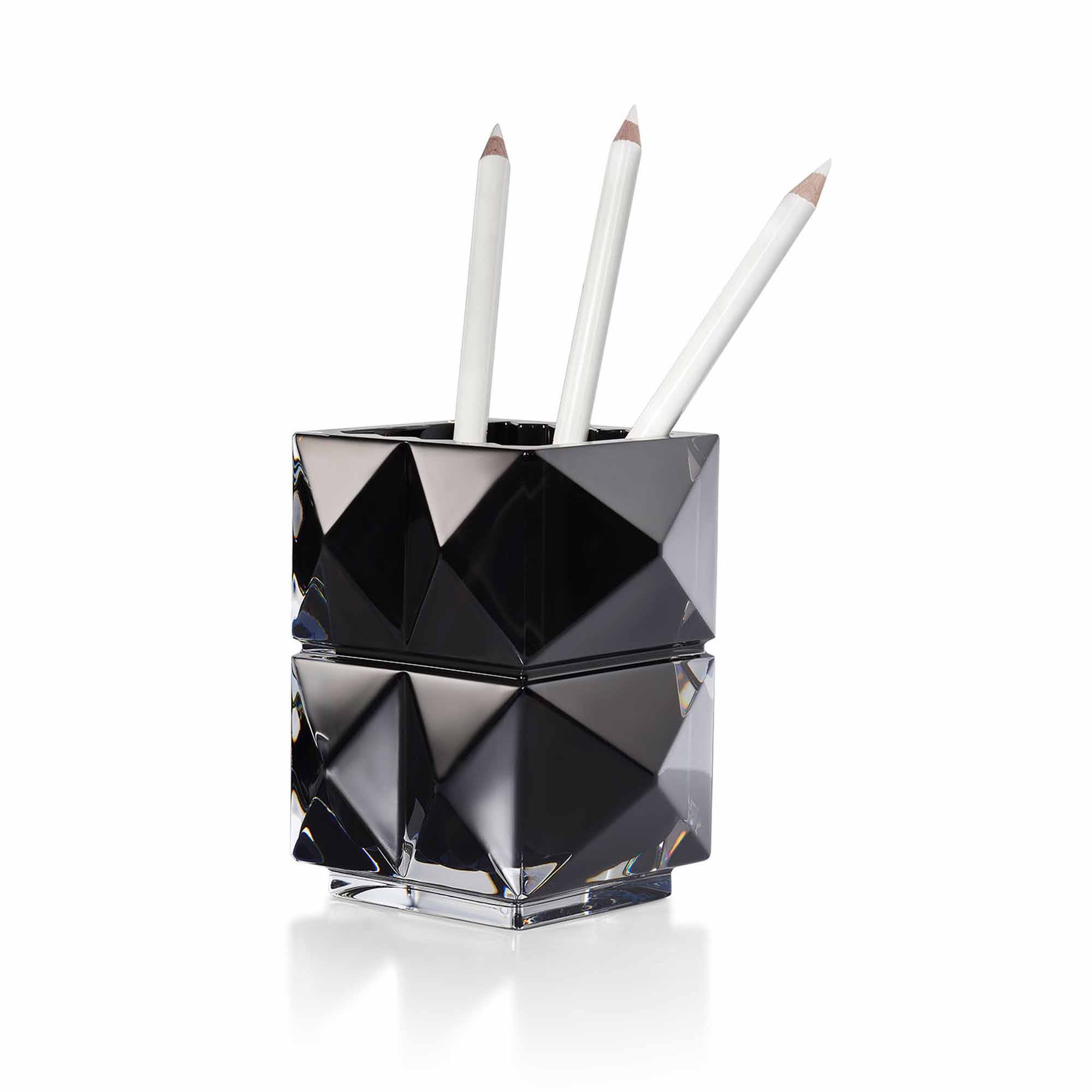 Baccarat Louxor Pencil Holder, Black