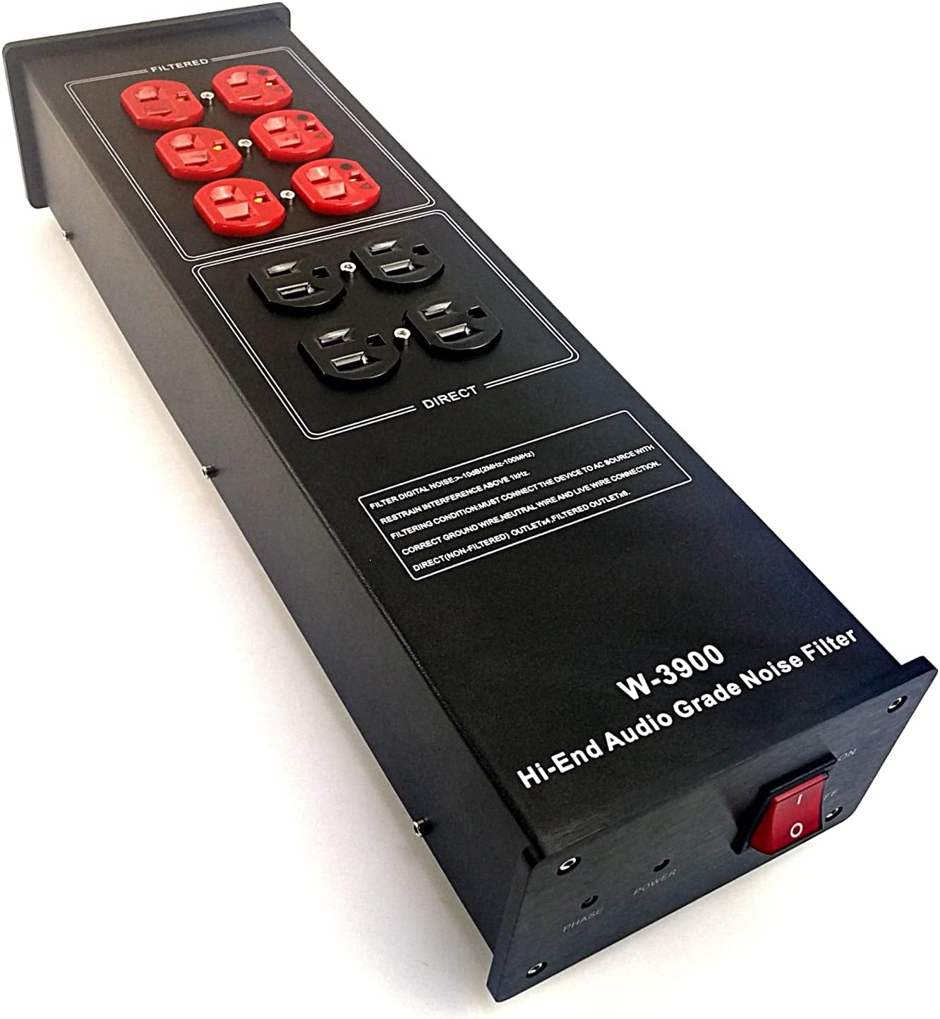 AC Power Filter Power Conditioner - WAudio AC Power Purifier with Surge Protector