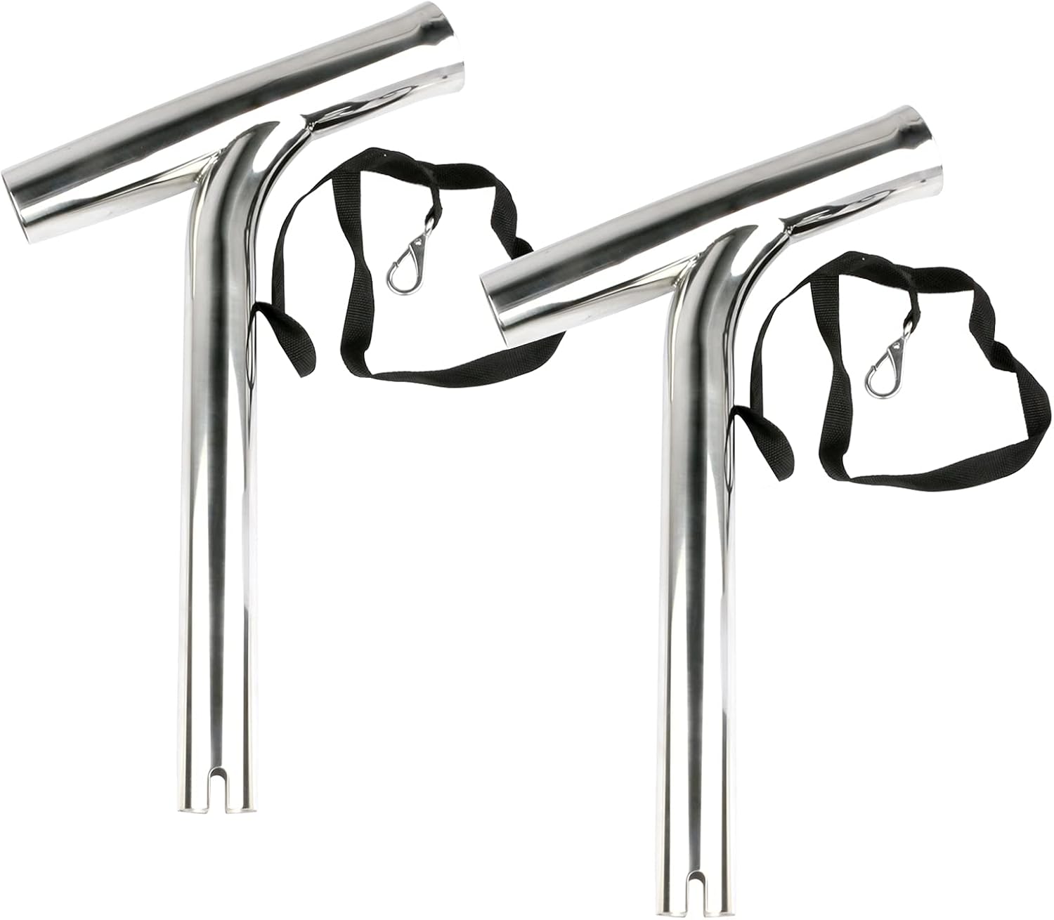 2 Pack Stainless Steel Outrigger Fishing Rod Holder for Marine Boat Yacht
