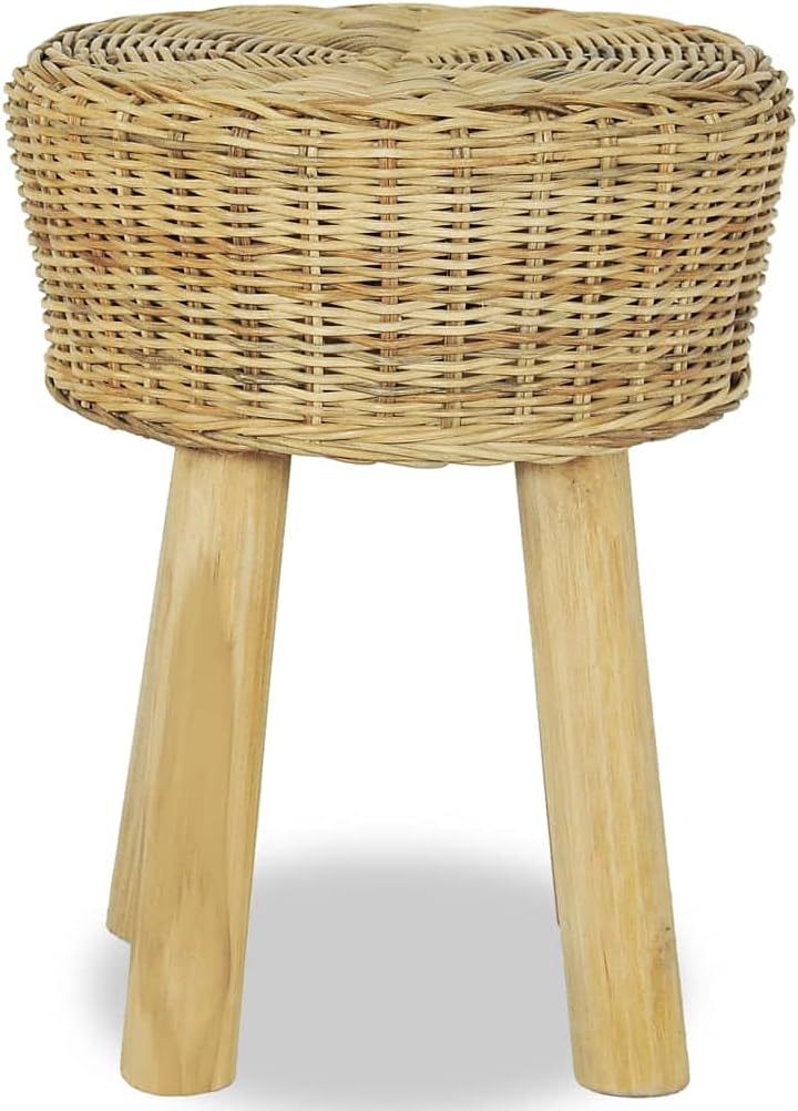 NusGear Bar Stool Natural Rattan -578 Pack of 2