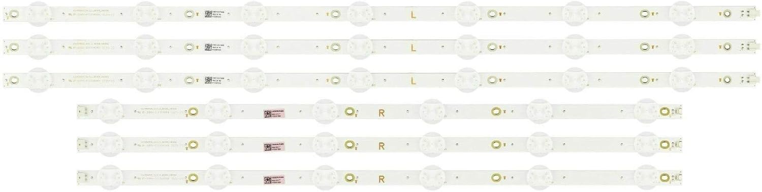 SVV550AV9 3X13 L R REV00 180306 LED Backlight Strips (6) D55X-G1 New Pack of 2