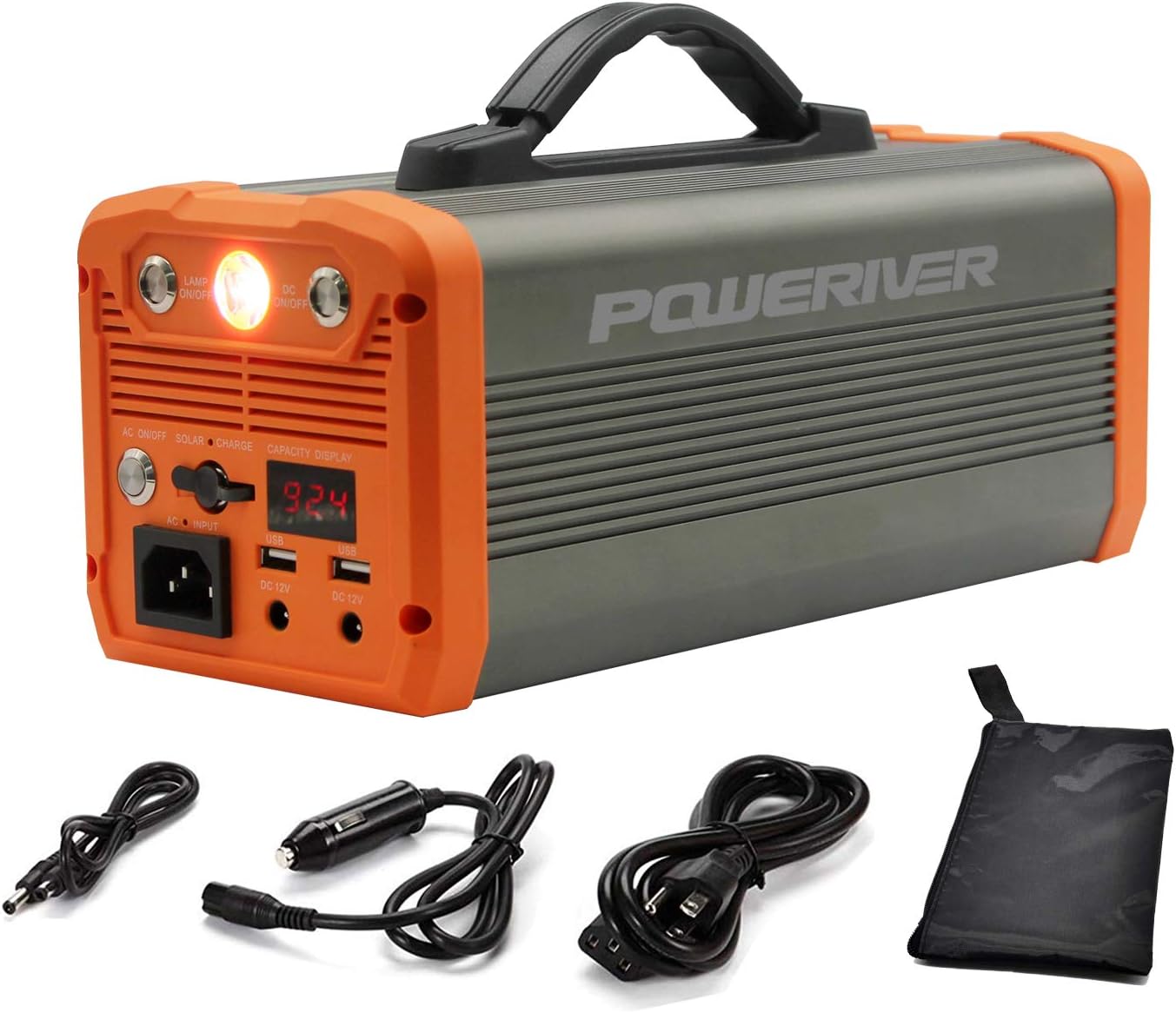Solar Generator, Portable Power Station, Solar power station 300W, UPS Power backup for power outage, Electronic Generator, 60000mAh capacity 222Wh, AC 110V Outlet, DC12V, USB 5V/3A, Aluminium housing with worldwide insurance,battery for CACP/PC/Lapt