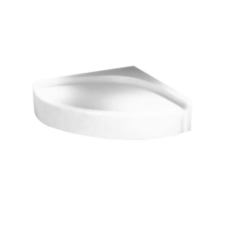 Swanstone Cs1616 Solid Surface Corner Shower SEAT, Babys Breath