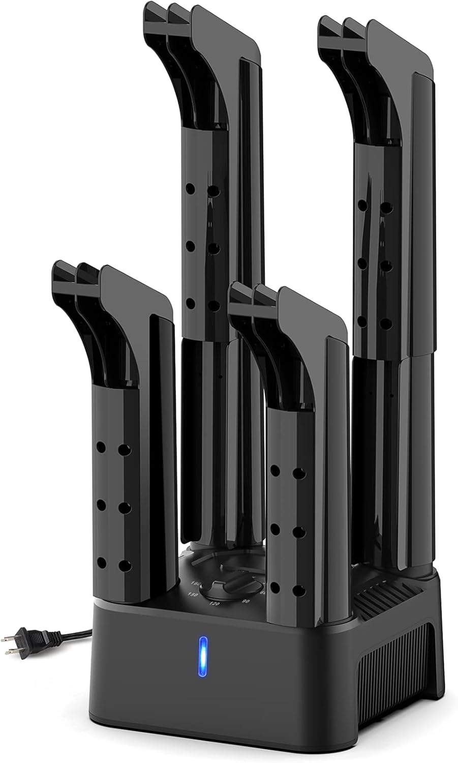 Electric Shoe and Boot Dryer, Glove Dryer Warmer, Upgraded Safety 4 Boot Dryer Heat Blower,Detachable Tube, Ultra Silent, Quick Drying, 180 Mins Timer, Fast Dry for Shoes Gloves Hats Socks Ski Boots