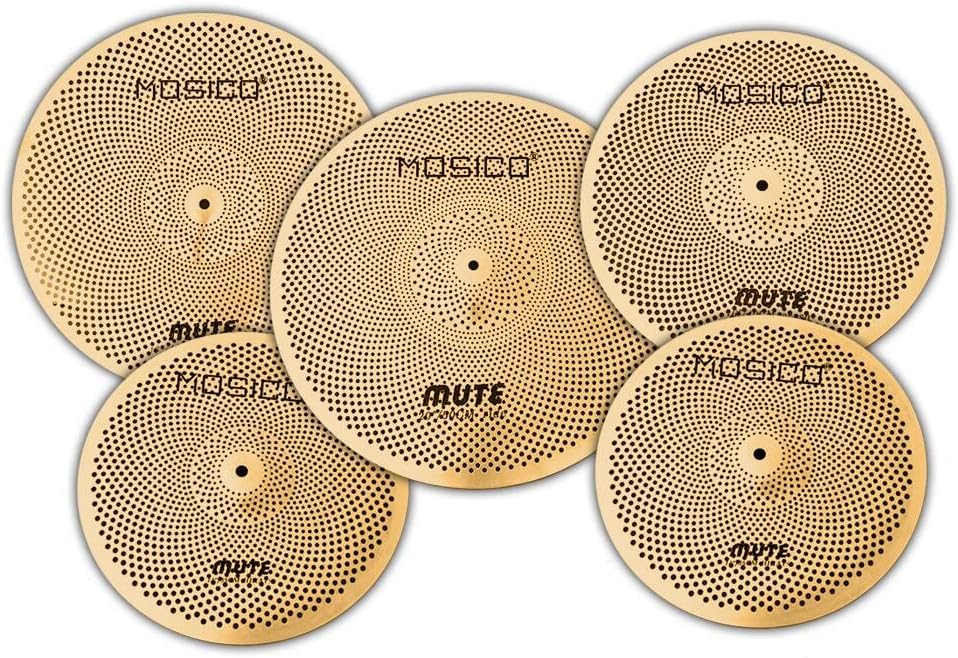Mosico Low Volume cymbal Pack Golden Mute Cymbal 14