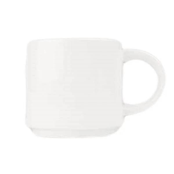 Churchill China WH FT101 White Stacking Breakfast Cup 10oz, CS of 24/EA