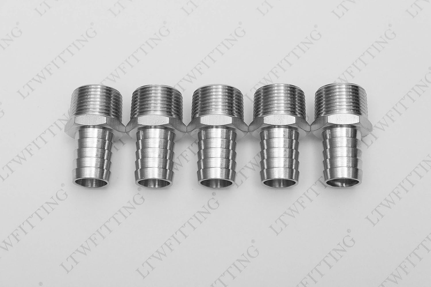 LTWFITTING Stainless Steel 316 Barb Fitting Coupler/Connector 3/4