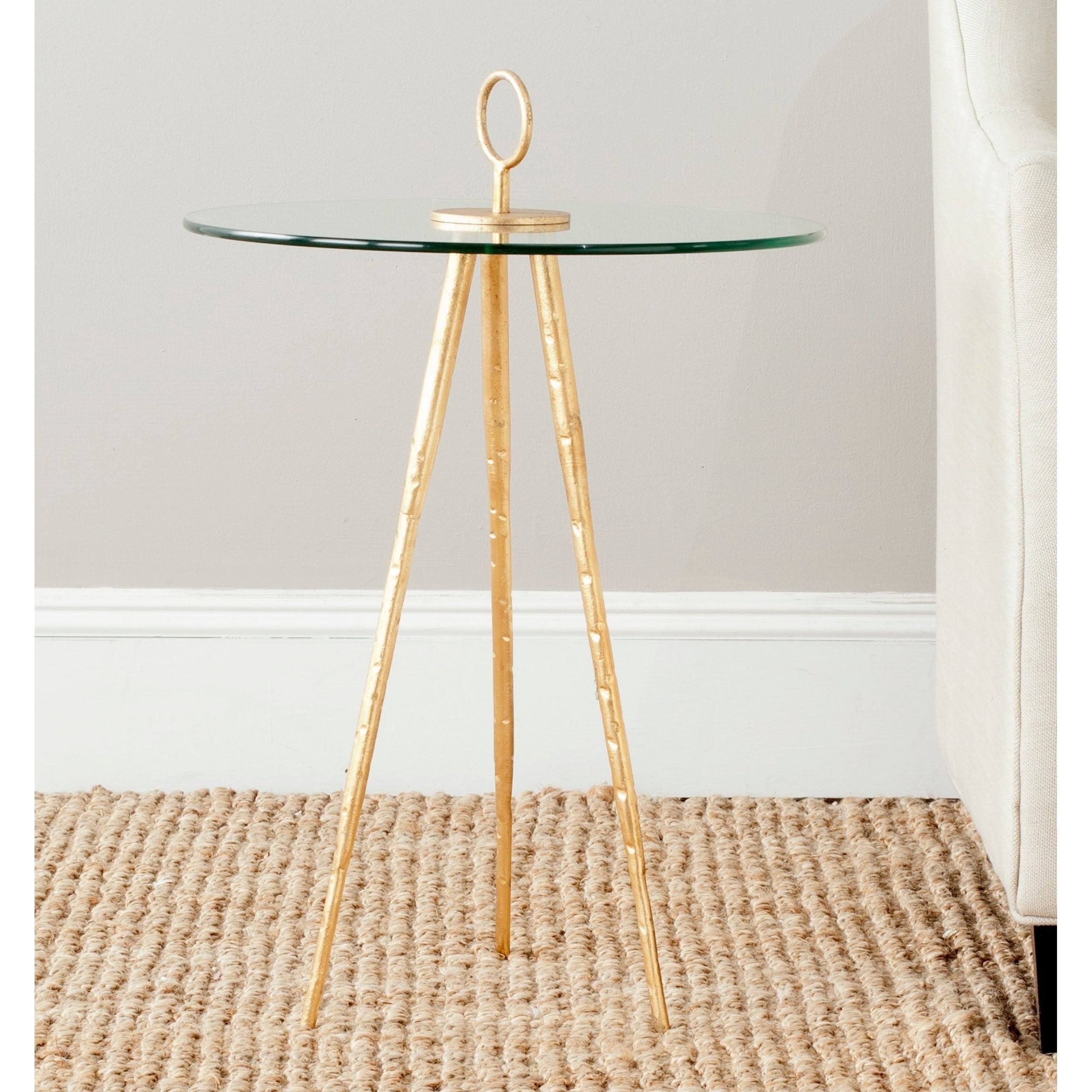 Safavieh Delma Accent Table, Gold