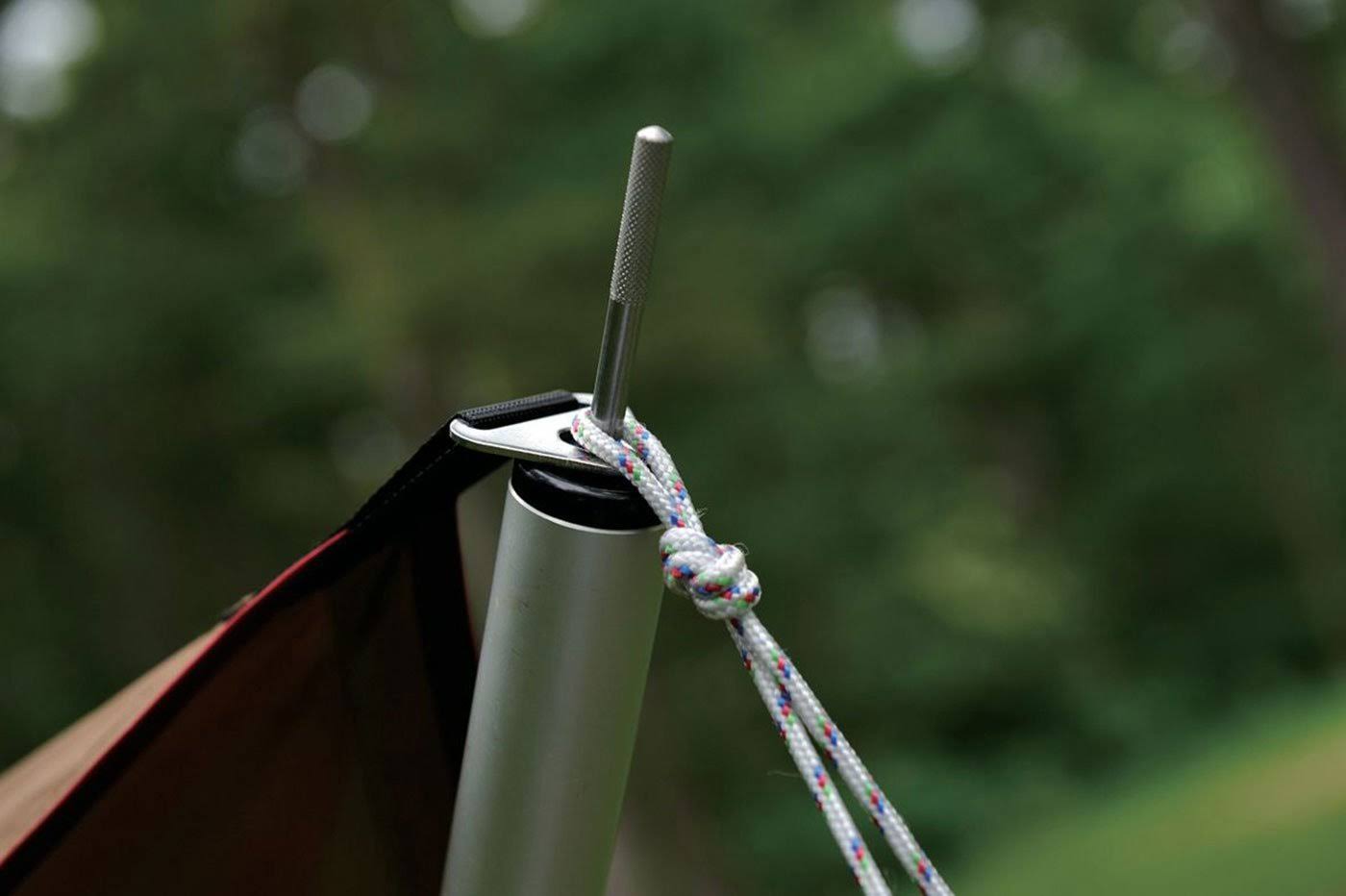 Snow Peak Wing Pole Black 240 cm Black TP-002BK