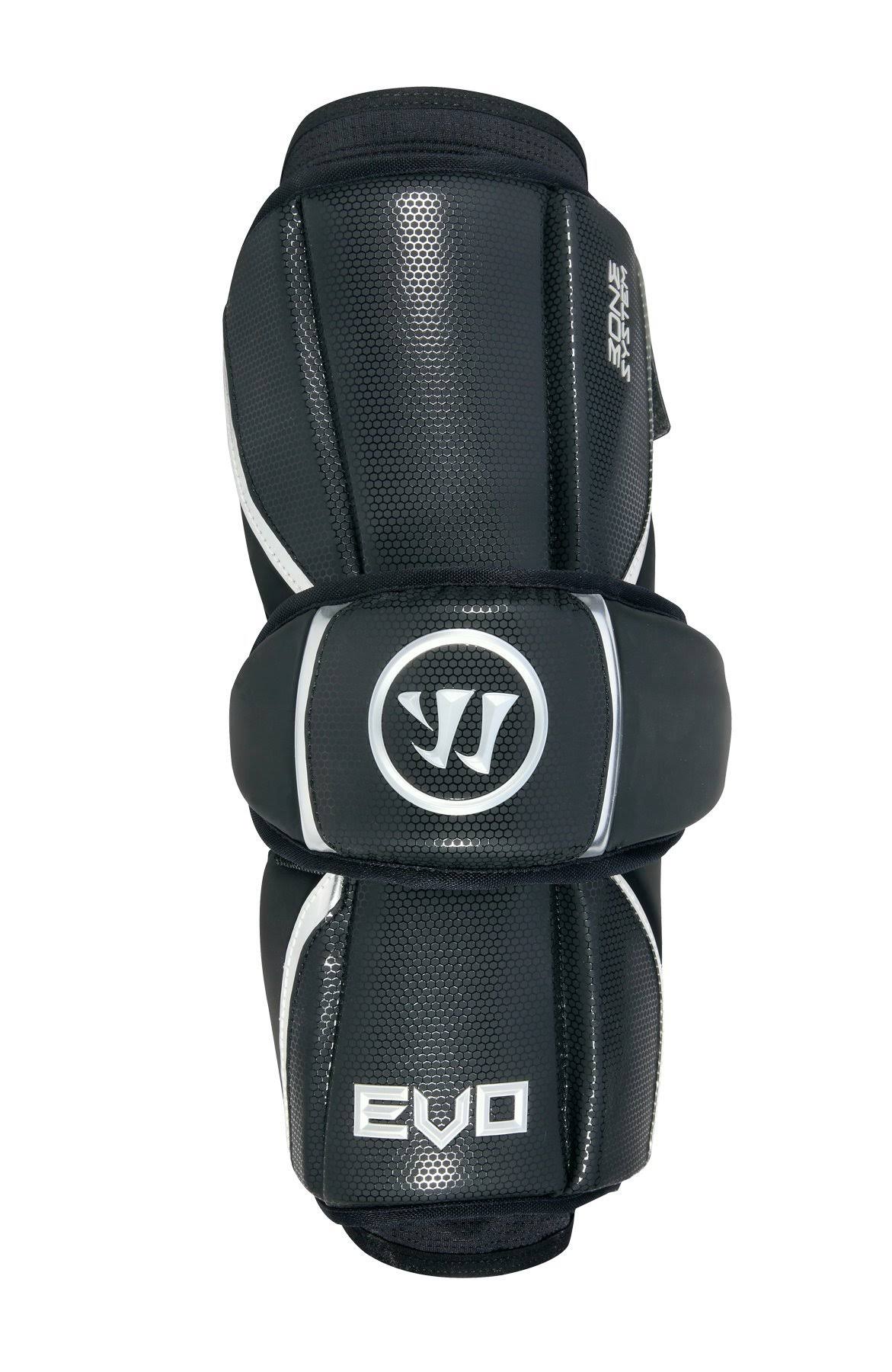 Warrior Evo Lacrosse Arm Guard, Black, Small