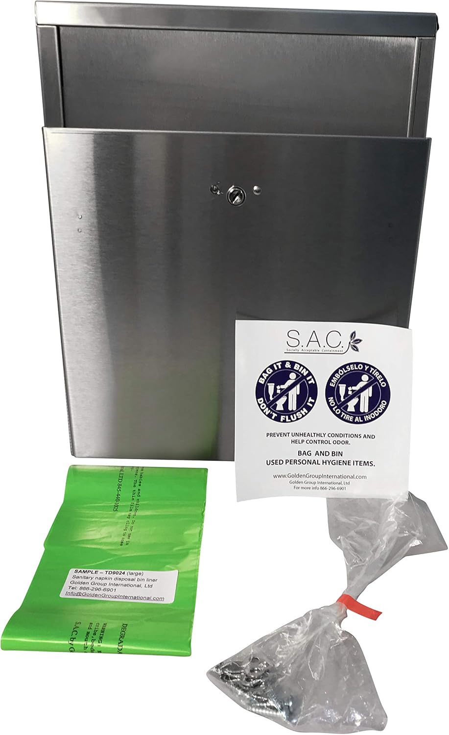 Sanitary Napkin Receptacle Stainless Steel