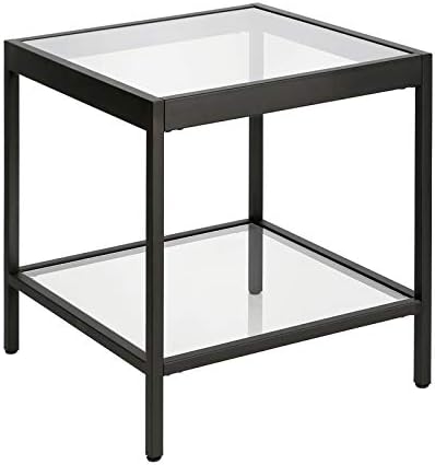 Henn&Hart Metal Side Table Black and Bronze