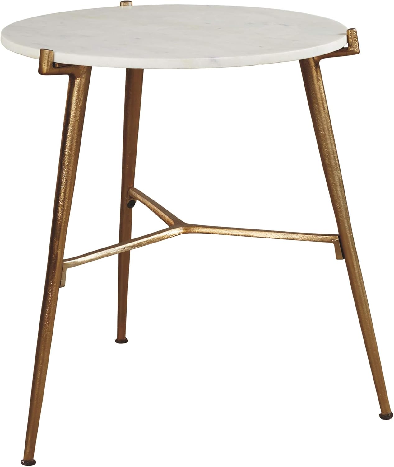 Signature Design by Ashley Chadton Modern Glam Faux Marble Accent Table, 21