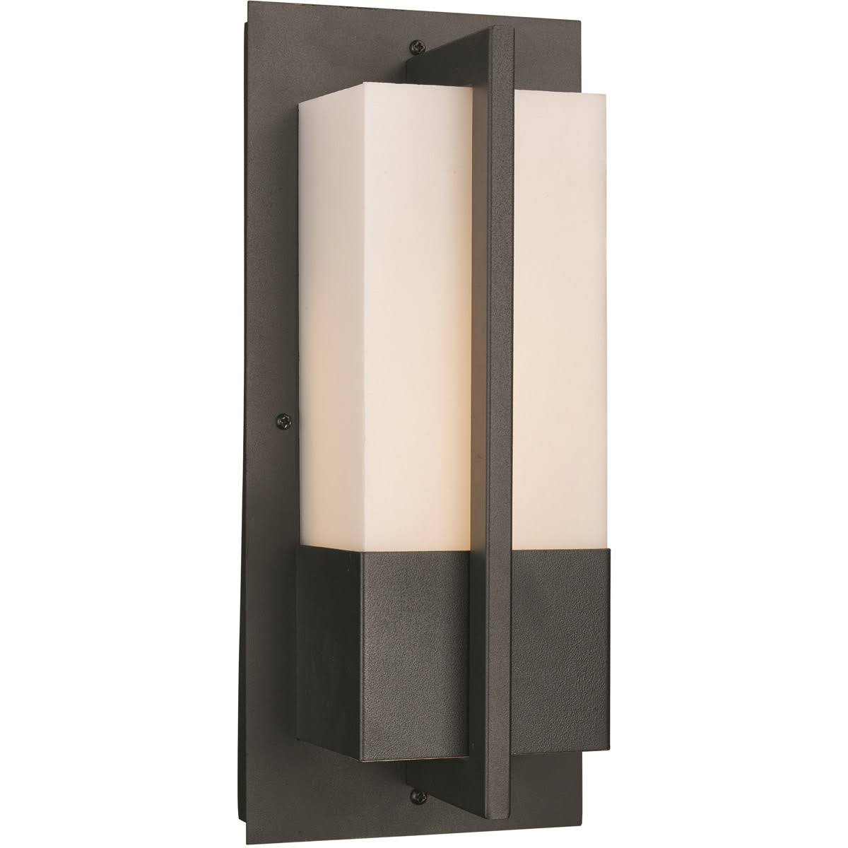 Wall Sconces 1 Light Fixture with Black Finish Metal Integrated Bulb 6x22 6 Watts