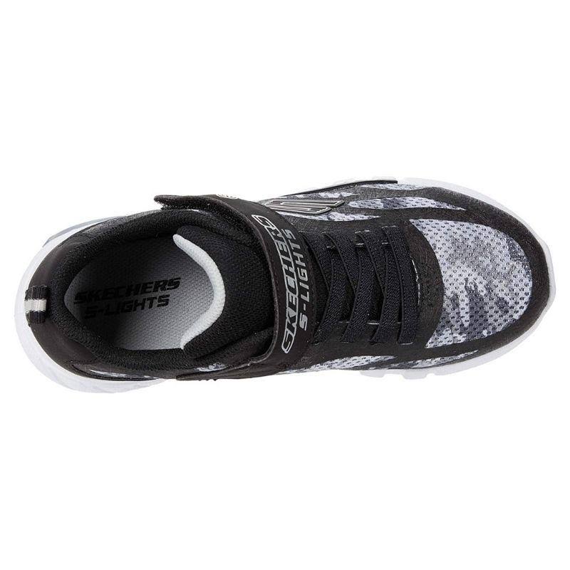 Skechers Boy&s Flex-glow - Rondler | Tootsies Shoe Market black-grey / 10
