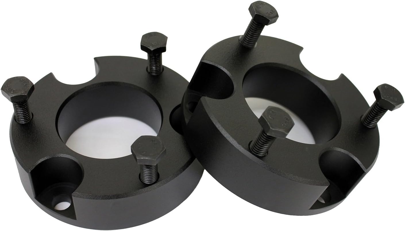 MotoFab Lifts 2 inch Front Leveling Lift Kit that is compatible with Toyota Tacoma FJ Cruiser Billet MADE IN USA