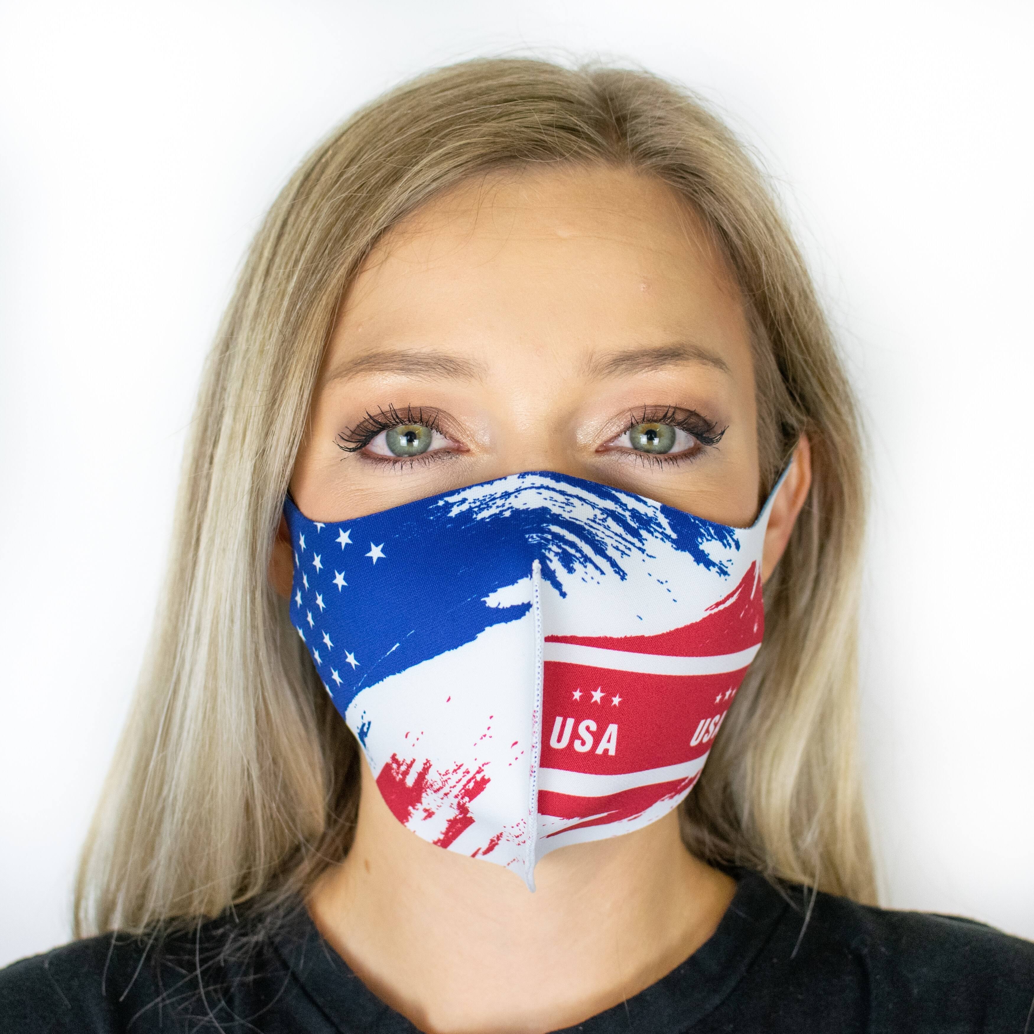 Dr. Green ATB UV Reusable Fashion Cloth Face Mask (Antimicrobial Silver-Nanotechnology) - USA - 10-Pack