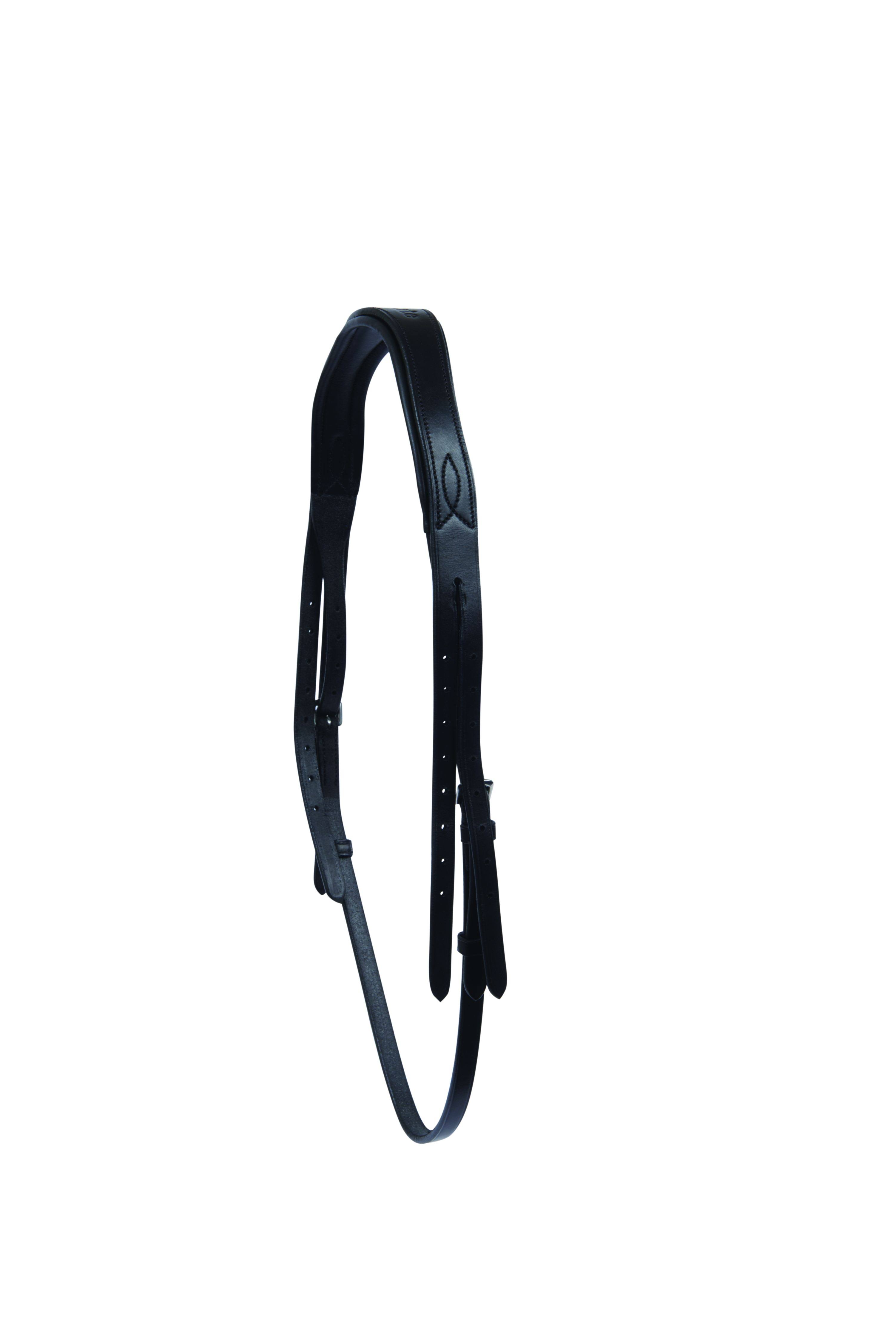 Collegiate Mono Crown Headpiece - Black - Full