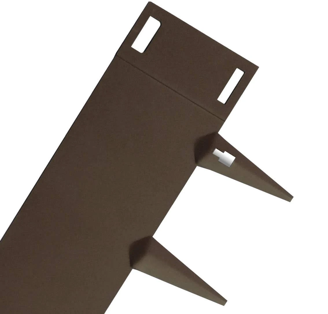 Core Edge Flexible Steel Lawn Eging Brown 6x22 Five Pack (16.25&rsquo; Installed)