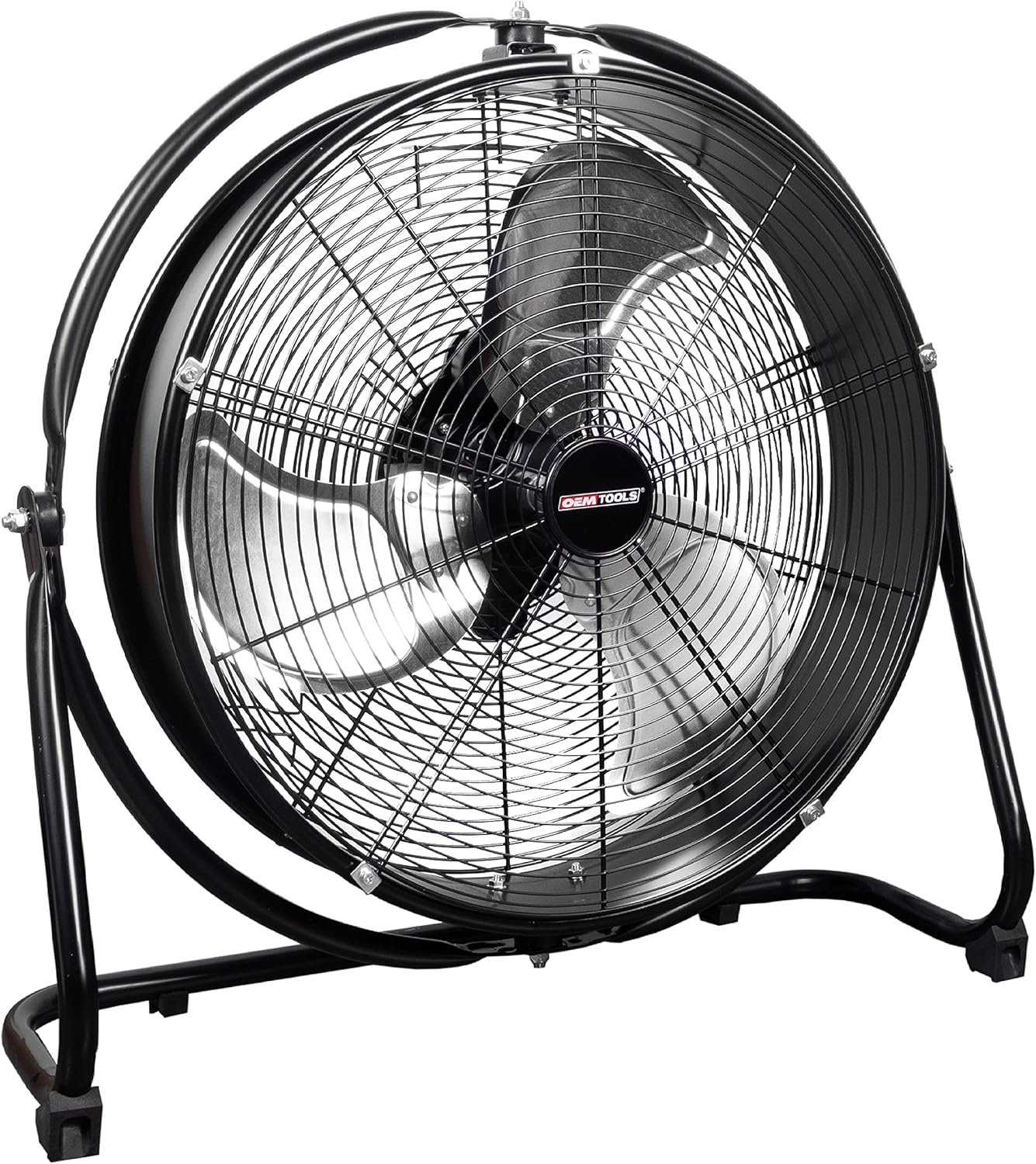 OEMTOOLS Indoor OEM24882 20 Inch High-Velocity Orbital Floor, New Model, Wall Mount, Commercial Fan for Shop, Bedroom, Garage, or Warehouse, Black