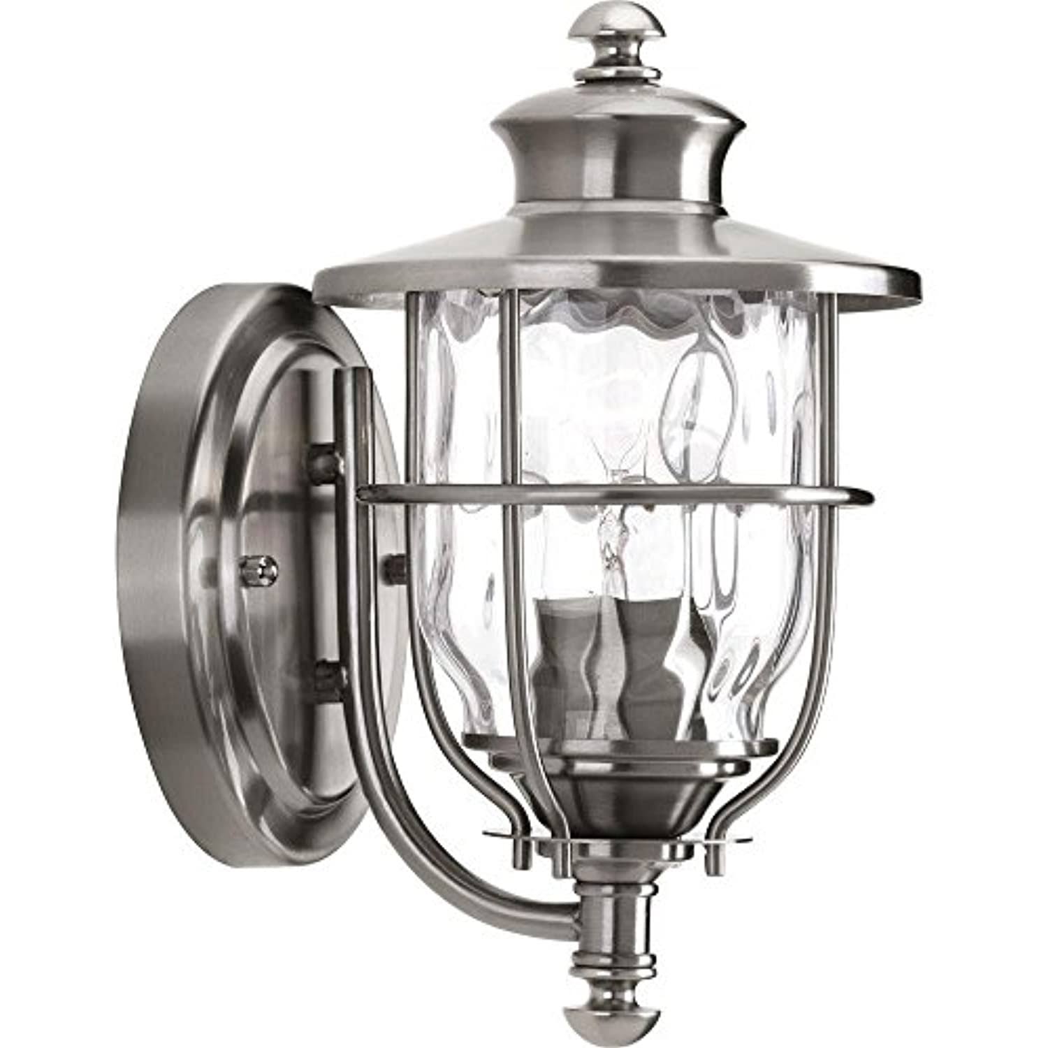 Progress Lighting Beacon Collection 1-Light Stainless Steel Outdoor Wall Lantern