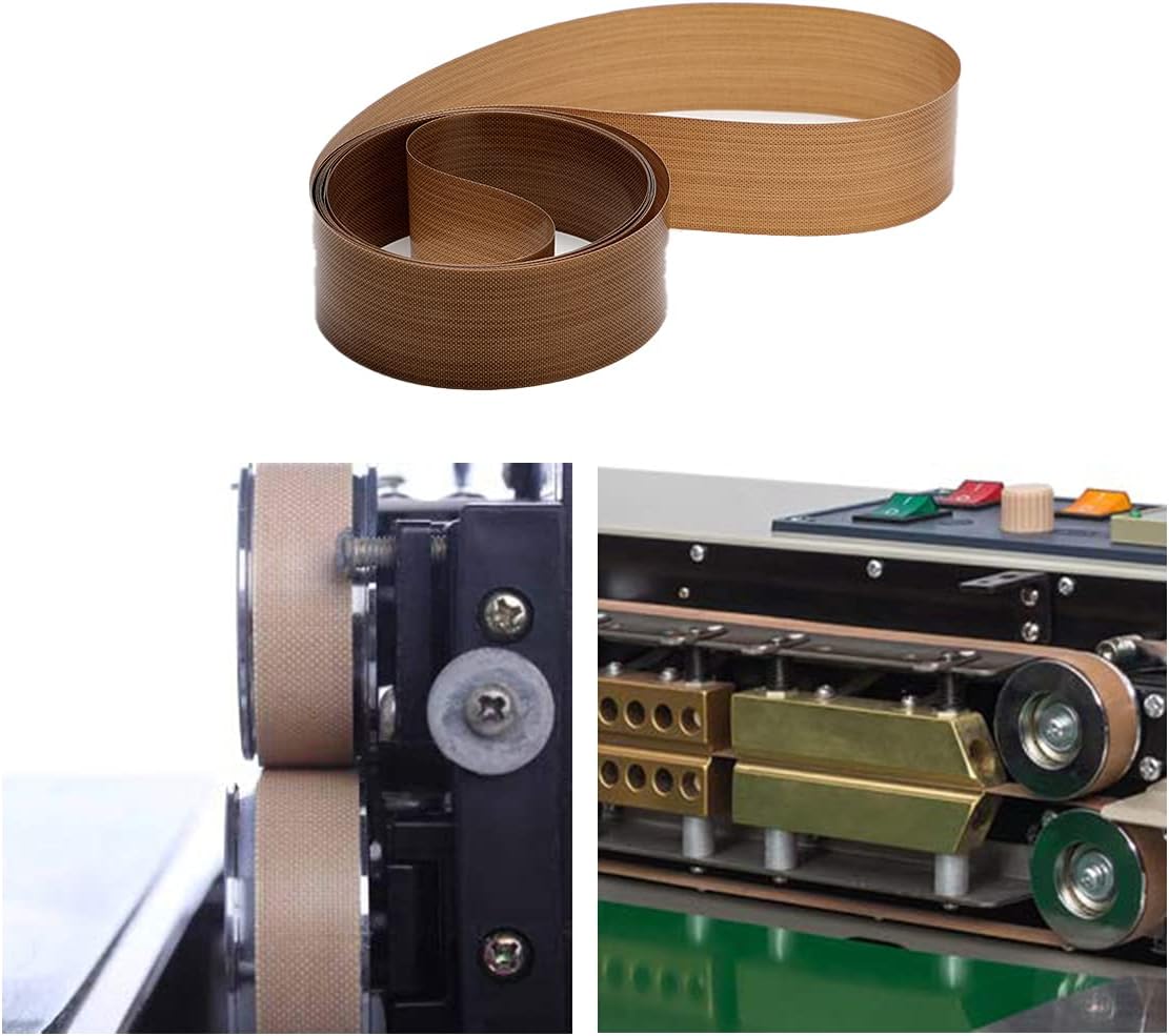 50pcs Polytef Teflon Belt-Sealing Machine - XMWSFFS Automatic Continous Band FR-900 (750mmx15mmx0.2mm)